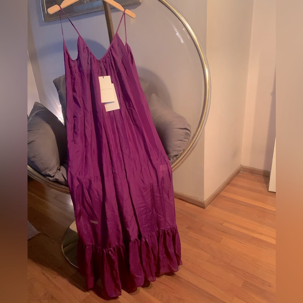Brigitte Maxi Dress - Plum Purple
